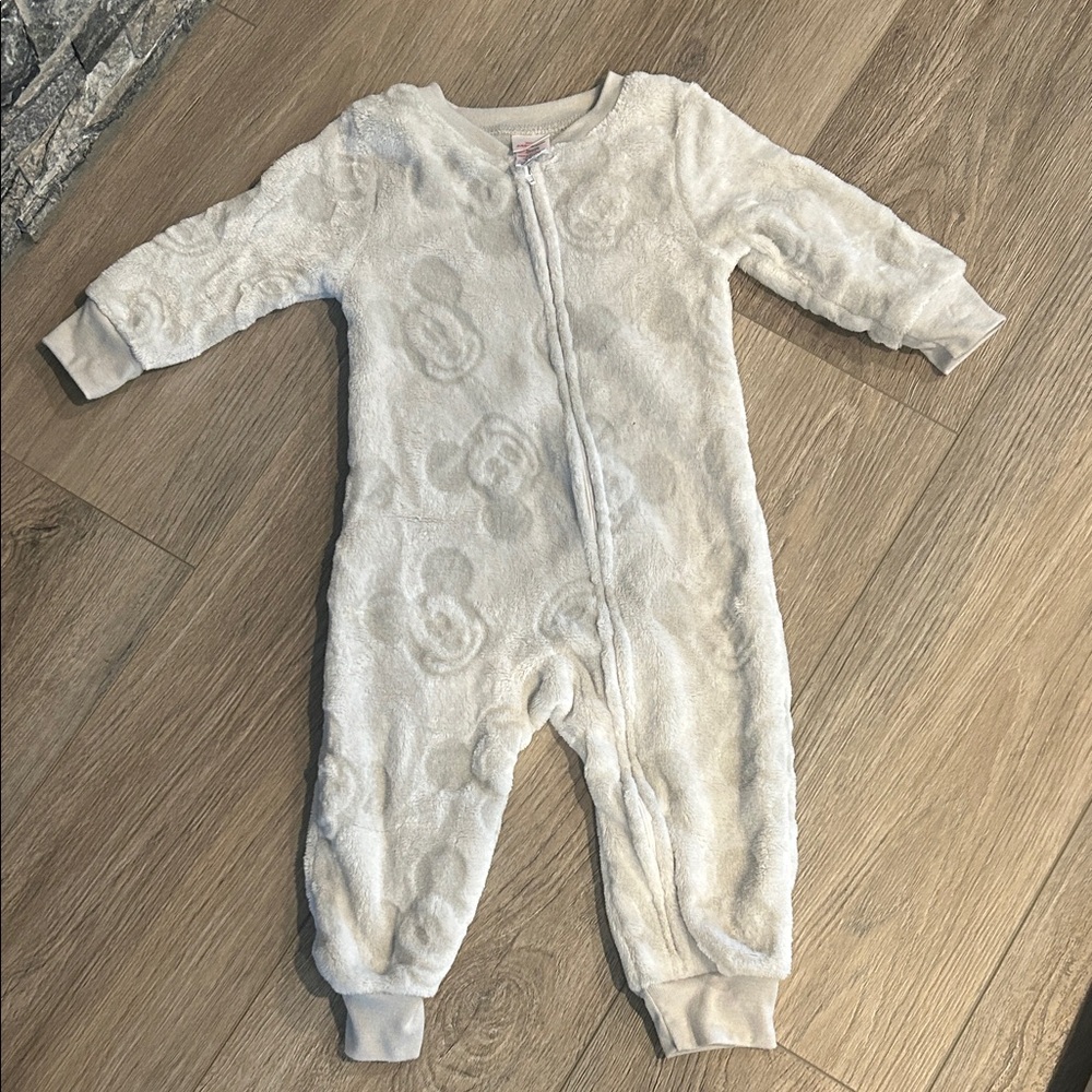 NWOT Disney Adorable Gray Toddler One Piece with Mickey imprint Size‎ 2T